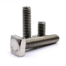 특수볼트2pcs M6 M8 길이 = 8-80mm GB35 304 A2-70 스테인리스 편평한 사각 모양, 01 2pcs M6_06 18mm