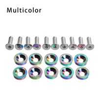 전동킥보드 호환 부품 스쿠터 패스너 나사 핸들 바 Dualtron 1 2 3 Thunder Eagel Ultra Zero 9 자동차 장식 10 개, X-3.Multicolor