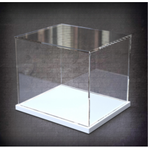 아크릴 투명 디스플레이 상자 피규어 케이스 장식장, 길이 및 너비 20x40 cm(내부 크기)