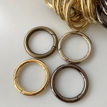 [세아퀼트] 가방 O링 오링 30mm 35mm 40mm 45mm(내경), 40mm골드