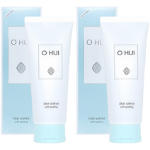오휘 클리어 사이언스 소프트 필링 150ml 1+1 해초 추출물 함유로 피부를 촉촉하고 건강하게 케어, 2개