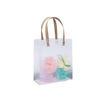 세영마켓 반투명 손잡이 PP 쇼핑백 꽃집쇼핑백 옷가게쇼핑백, 미니