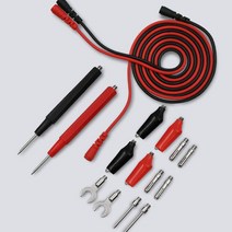 테스터 리드선 풀세트 바나나선 악어클립 U클립 일자클립, 1세트