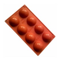 반원 젤리 초콜렛 베이킹 떡만들기 실리콘몰드 8구H/N: TDHDEAL25 +H7