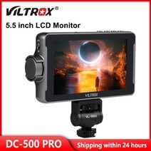 VILTROX DC550 DC 프로 인치 4K 전문 휴대용 카메라 스튜디오 모니터 HDMI 터치 스크린 필드 3D LUT 감독, 01 DC-550 Pro