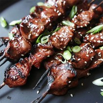 여러가지 닭꼬치가 한곳에, 1g, 07)염통꼬치1kg+소스매운맛460g