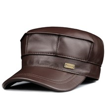 케나즈 남 여사 캐주얼 리얼 귀달이 보온 캡 팔각 모자 남자겨울모자 남자가죽모자 캠프캡 귀달이모자