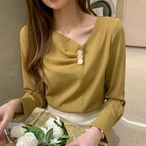 캐주얼 블라우스 셔츠 모던 출근 하객룩 30대 사무실 봄 면접 미팅 전문 새로운 멀티 매치