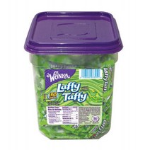 Wonka Laffy Taffy Sour Apple Flavor 165-Count Container, 1