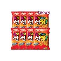 크라운 못말리는신짱 120g 8봉지 간식 짱구 과자