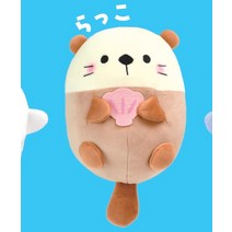 효달이 귀여운 수달인형 애착 수면 인형Yell capsule toys kawaii 귀여운 마루 생활 ~ 마린 바다 수족관 원, 04 sea otter