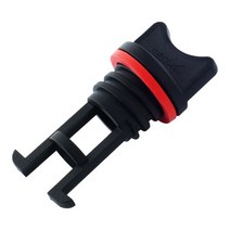 보트 마린 나일론 25mm 1 인치 배수구 스레드 드레인 플매트 카펫 러그 2 개 마개 소켓 타원형 가보드 요트 낚시 카약 카누 액세서리, [01] Orange Gasket