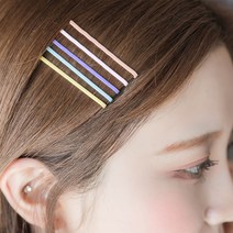 미스21 연예인 컬러 헤어핀 머리핀 헤어악세사리