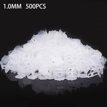 오토레벨기 레벨기삼각대 레이저수평자 건설 도구 부품 세라믹 타일 및 바닥 타일 레벨링 위한 세라믹 타일 레벨 도구 부품, 1mm 500개