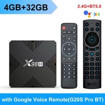 VONTARX98H 스마트 TV 박스 1 Allwinner H618 쿼 코어 Cortex A53 4K Wifi6 구글 보이스 어시스턴트 셋톱, CHINA_Eu 플러그 | 4G32G G20S PRO