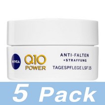 니베아 Q10 파워 안티 Falten 퍼밍 데이 크림 Nivea Power Creme De Jour 20Ml 5개