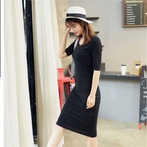 오노마 오노마 ONM 글라딘 7부소매 미디원피스 SD-200438- (8945940)