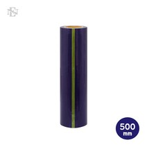 (보호테이프 청색 500mm) 국내산 접착 필름 기스방지, 1롤