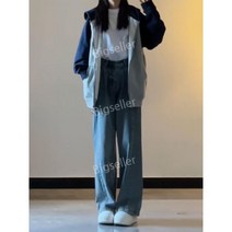 여성후드집업 여자 후드집업 배색 오버핏 가성비 초가을