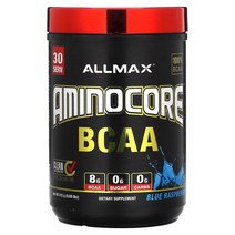 올맥스 아미노코어 BCAA 8G 무설탕 제로카브 블루 라즈베리 0.69lbs 315g, 5병, 312.98g