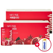 +보틀 (60포) 프롬바이오 선미 디밥 NFC착즙 석류즙100 70ml 30포x2박스, 석류즙 2박스+보틀