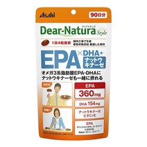 아사히 낫토키나제 360정 90일분 오메가3 계열 EPA DHA 함유 종합영양제 혈행개선 두뇌활동에 도움
