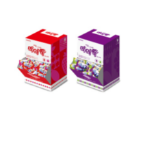 크라운 마이쮸 데스크팩 딸기 복숭아 356g + 포도 사과 356g 세트, 2세트