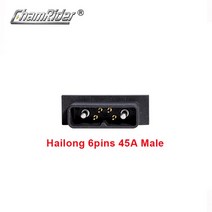 전기자전거부품 Hailong 전원 방전 커넥터 4 핀/5 핀 남성 또는 여성/Ebike 부품 플러그, 1개