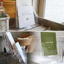 팜플렛꽂이 브로셔 거치대 카다로그 아크릴 게시대, 제품선택, 4단