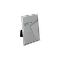 Viceni 실버 도금 얇은 가장자리 포토 프레임 4 x 6인치 4 x 6인치 UNPF23-46, 4 x 6인치_은