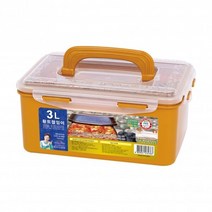 황토절임이 3L 김치통 담근통 절임 밀폐용기