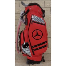 벤츠 휠스텐드캐디백 3컬러 골프가방 골프백, 빨간색