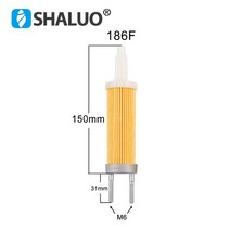 발전기 170F 디젤 발전기 공기 냉각 엔진 액세서리 용 필터 요소, 03 1PCS 186F