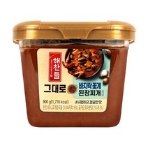 해찬들 그대로 끓여먹는 바지락 꽃게 된장찌개 양념, 900g, 2개