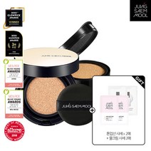정샘물 에센셜 스킨 누더 쿠션(리필 포함)(톤업선1mlx2개+물크림샤셰2매), 없음, 페어