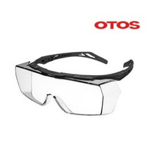 프리미엄 투명 보안경 안티포그 김서림 긁힘방지 보호 고글 각도 조절 벌초 예초 작업, 1개