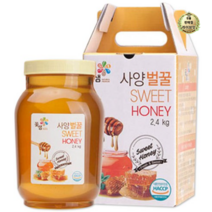 꽃샘 사양벌꿀, 1개, 2.4kg