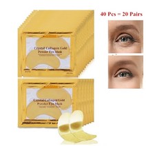 InniCare 40pcs 뷰티 골드 크리스탈 콜라겐 패치 For 아이 모이스춰 안티 에이징 여드름 마스크 한국 화장품 스킨 케어, 협력사