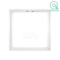 금강산업 알루미늄 컬러 점검구(나사형)(500mm) (1BOX=10EA), 반광, 화이트