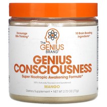 더지니어스브랜드 Genius 컨시어스니스 망고 77g, 3병