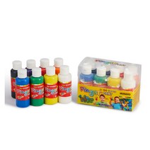 문교 핑거 페인트 8색 100ml 손으로 그리는 물감놀이, 단품