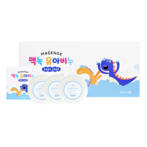 맥녹 프리미엄 저자극 유아 비누 수제 어린이 키즈 아기 신생아, 3개