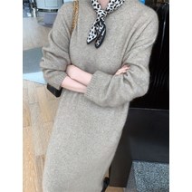 울니트 겨울 써스데이 캐시미어 히피디피 롱 원피스 자켓형 라인에디션 결혼식 하마마스 세루티 엣코너