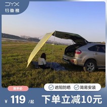 공장 직접 공급 자동차 양산 사이드 퍼 골라 야외 캠핑 카 테일 텐트 suv 자동차 사이드 텐트 사이드 텐트 캐노피, 프리미엄 그레이-300200cm