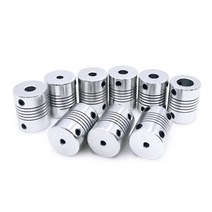 철근커플러 각종커플러 에어공구 수공구1pcs D19 * L25 알루미늄 유연한 턱 샤프트 커플 링 5 8 6.35mm 8mm, 04 3 X 6