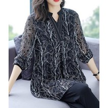 리우씨앤씨 마담 쉬폰 블라우스