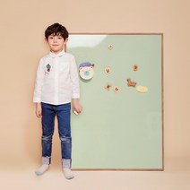 [노리터보드] 릴리 원톤 L 그린(B) 유아 자석 칠판 보드, 상세설명 참조
