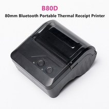 레이저각인기 레이저마킹기 자동날인기 날짜찍는기계 dc5v usb 3quot 80mm 미니 열전사 영수증 프린터 블루투스 호환 휴대용 프린터 지원 pc 안드로이드 ios 프린터, b80d, 미국 플러그