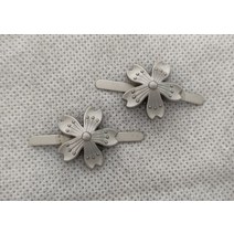 TOMBJ PAIR MILITARY WW2 일본 벚꽃 주석 배지 핀 해군 장교의 모자 칼라 어깨 실버 컬러 수집, 01 SILVER