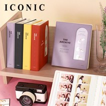 아이코닉 아카이브 네컷앨범 인생 포켓 사진첩 무료각인, 각인O, 03 라벤더